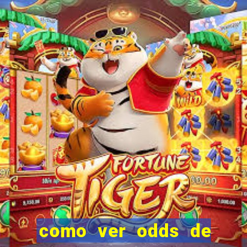 como ver odds de jogos passados